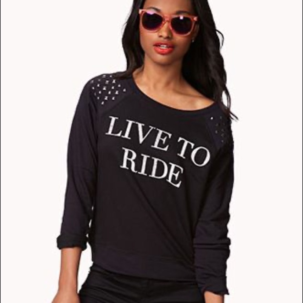 Live To Ride Crewneck - Picture 2 of 6